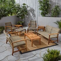 Cushionless patio online set